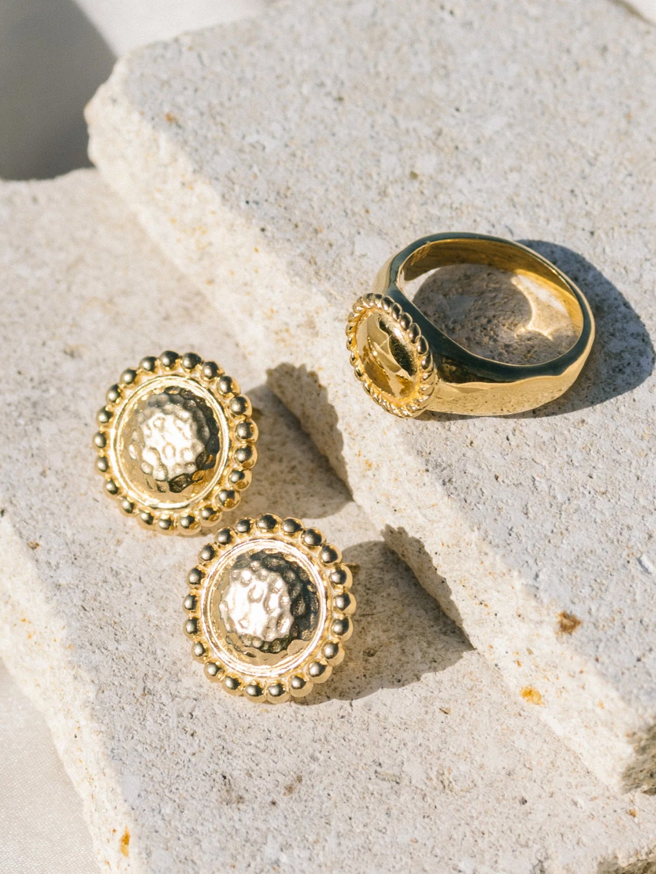 Gilded Heritage Studs